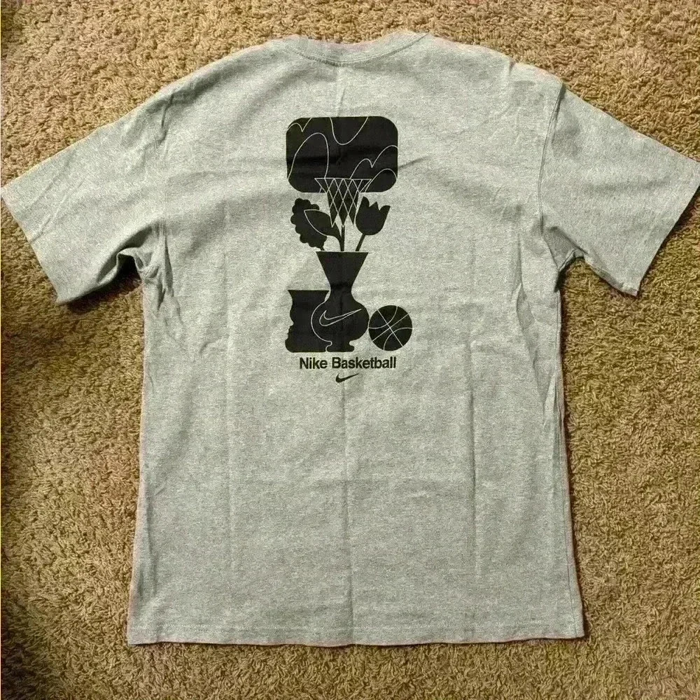 New Mind Meets Grind Nike Basketball Shirt Mens Medium DQ1905-063 Heather Gray